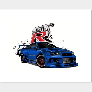 Nissan Skyline GT-R Posters and Art